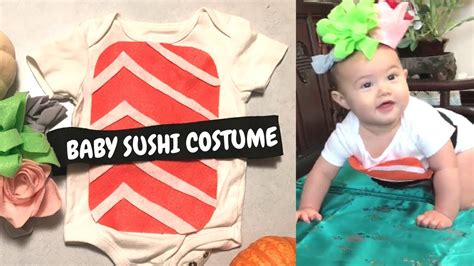 Halloween group costume sushi tuna men women youth. CUTE DIY BABY SUSHI COSTUME Tutorial + Meet my baby - YouTube