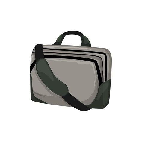Briefcase Laptop Bag Cartoon Vector Illustration 17589952 Vector Art At