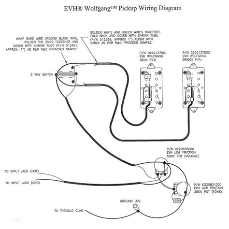 Construction, body, neck, pickups, controls, pickup selector switch. The Guitar Refinishing and Restoration Forum :: View topic - Cap value recommendation for EVH ...