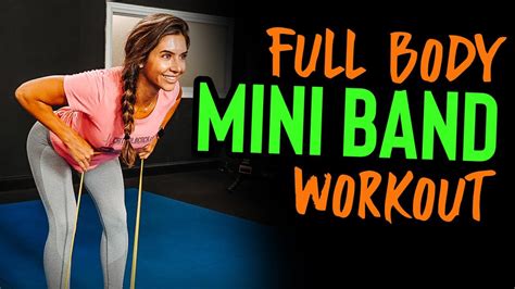 Train Your Total Body In 15 Sets 😲 Full Mini Band Workout Routine Youtube