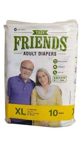 friends adult diapers xl size 10 pieces rs 375 pack craztal health and hygiene llp id