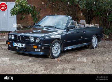 1989 Bmw E30 M3 Convertible Young Timer Modern Classic Car Stock Photo