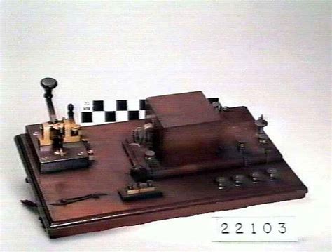 Telegraph Key And Relay Victorian Telegraph Service Melbourne