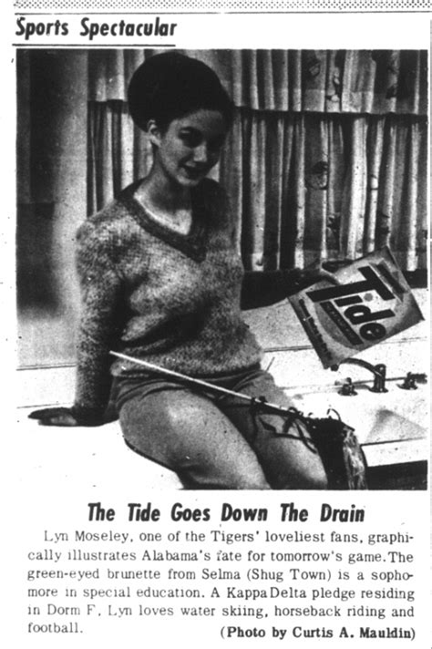 Auburn's division of watershed management has high aspirations. Loveliest of the Plains: Auburn coed pours Tide down the drain