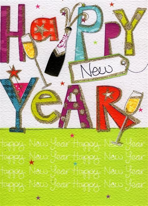 Happy New Year Greeting Card Cards Love Kates