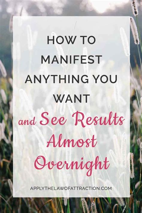Check spelling or type a new query. How To Manifest Anything You Want And See Results Almost ...