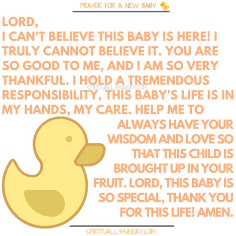 21 Prayers For A Newborn Baby Spiritually Hungry