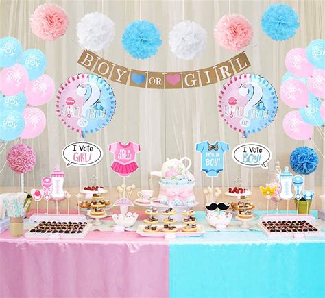 Gender Reveal Party Decorations Boy Or Girl Gender Reveal Balloons