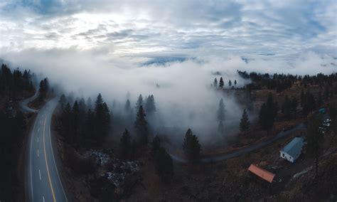 Some Awesome Foggy Weather In Osoyoos Bc Mavic Air Drones
