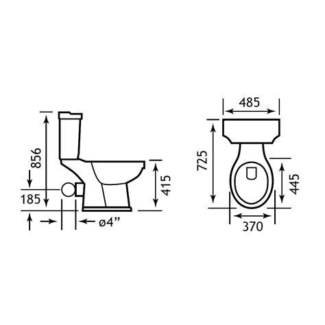 Edition Westminster Traditional Close Coupled Toilet With Cistern And Seat