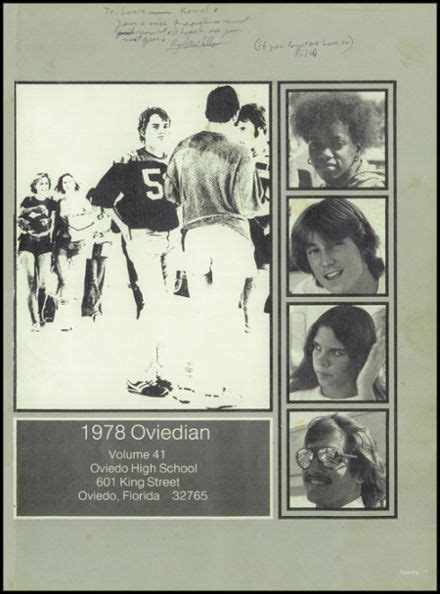 Explore 1978 Oviedo High School Yearbook Oviedo Fl Classmates