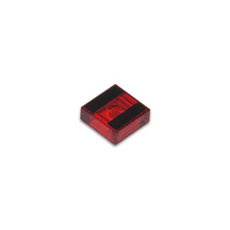 Lego 6414141 ImprimÉ Speed Champion 1x1 Rouge Transparent