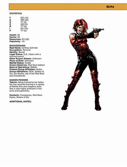 Marvel Rpg Classic Stats 90s Early Handbook