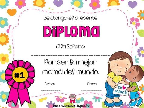 Pin De Odalis Berroteran En Agenda Diplomas Para Mamá Actividades