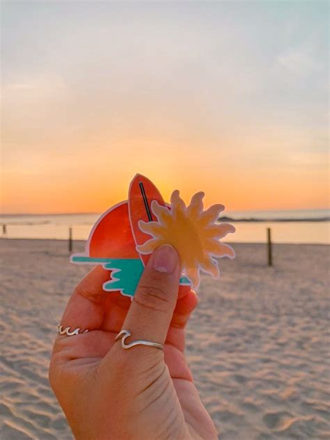 Sunsets And Stickers In 2021 Beach Aesthetic Unique Items Products