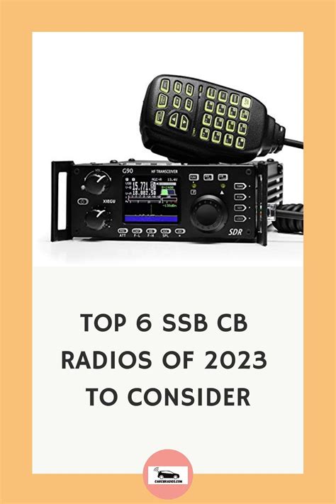 The 6 Best Ssb Cb Radios Worth Buying In 2023 Cb Radios Radio Cb Radio