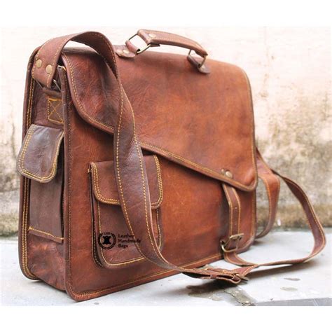 Designer Leather Messenger Bag If Looks Could Flatter Then This
