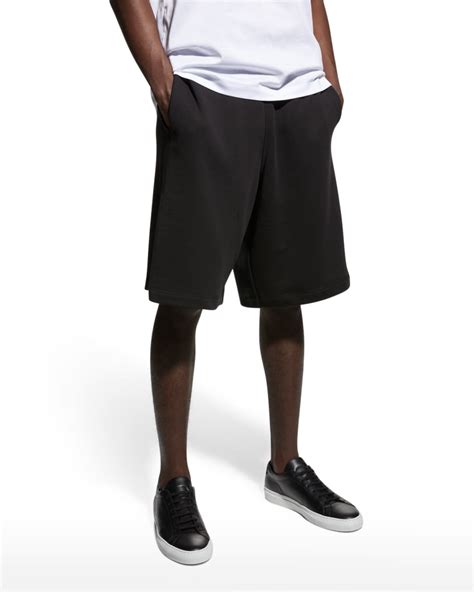 Moncler Mens Long Solid Sweat Shorts Neiman Marcus