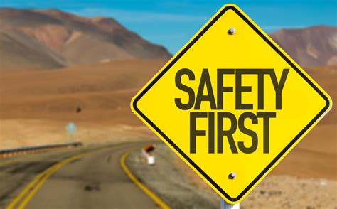 Safety First Sign On Desert Road Eureka Africa Blog