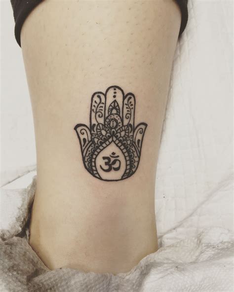 My Third Tattoo Hamsa And Aum Hand Tattoos Picture Tattoos Tattoos