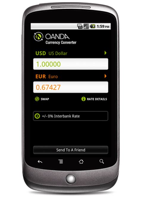 Android Currency Converter Oanda