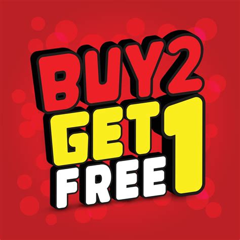 Buy 2 Get 1 Free Sale Banner Vector Illustration Eps 10 2453546 Vector Art At Vecteezy