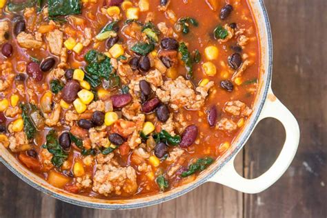 Turkey Chili With Kale Served Multiple Ways Original Strength Institute