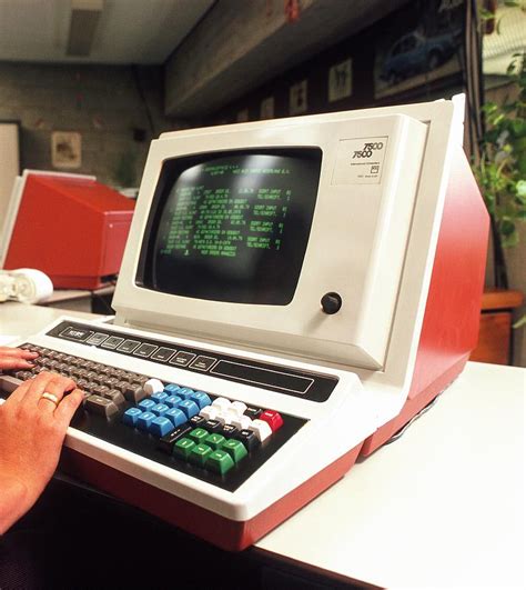 Early Computer Terminal Photograph By Ton Kinsbergen