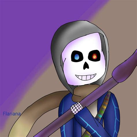 Dust Sans And Ink Sans Fusion By Flarianaarts On Deviantart
