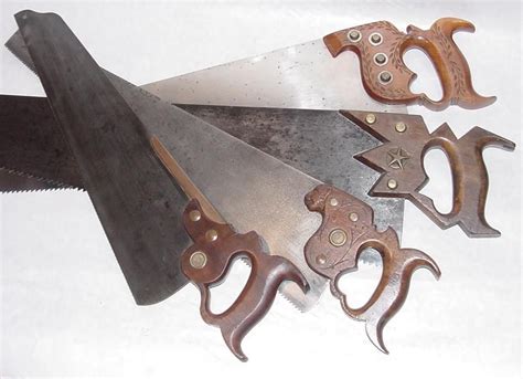 Unique Collection Of Vintage Hand Saws Woodworking Hand Tools