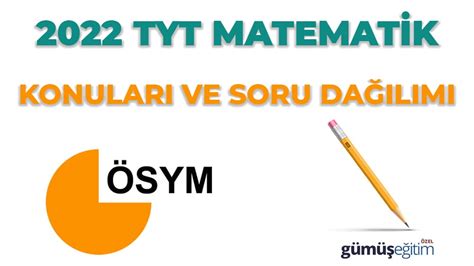 2023 TYT Matematik Konuları ve Soru Dağılımı Gümüş Özel Eğitim