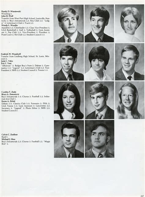 1971 Brookfield Central High School Yearbook Page 217