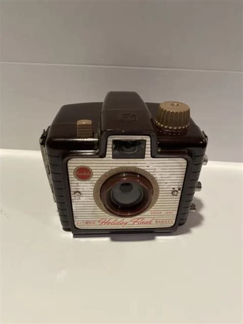 vintage kodak reduced camera brown bakelite 1950s very good condition 4 00 picclick