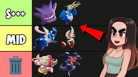ranking every pokemon from worst to best in pokemon unite at their strongest youtube