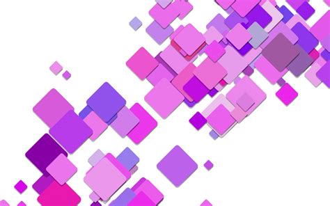 Download Wallpapers Purple Abstraction Rectangles Rhombuses Squares