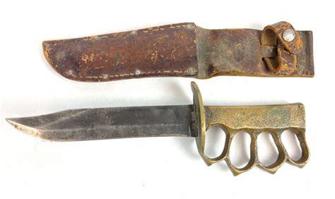 Sold At Auction Vintage Military Trench Knife Wwi And Wwii