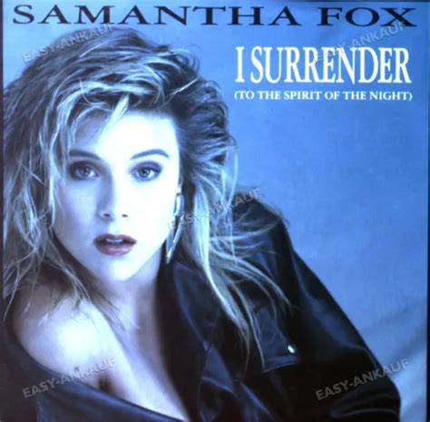 Samantha Fox I Surrender To The Spirit Of The Night 7in 1987 Vgvg