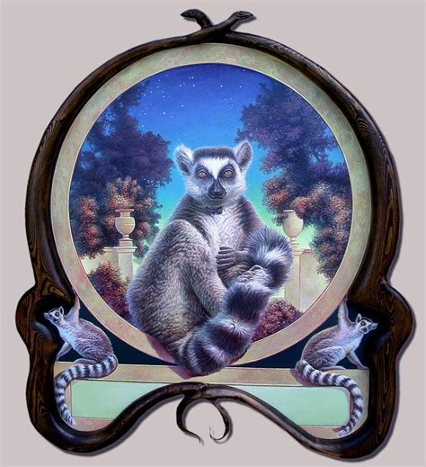 Zoofari Poster The Lemur By Hans Droog Royalty Free And