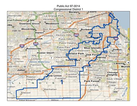 Will County Politics Manhattan Illinois Congressional District Map 2012