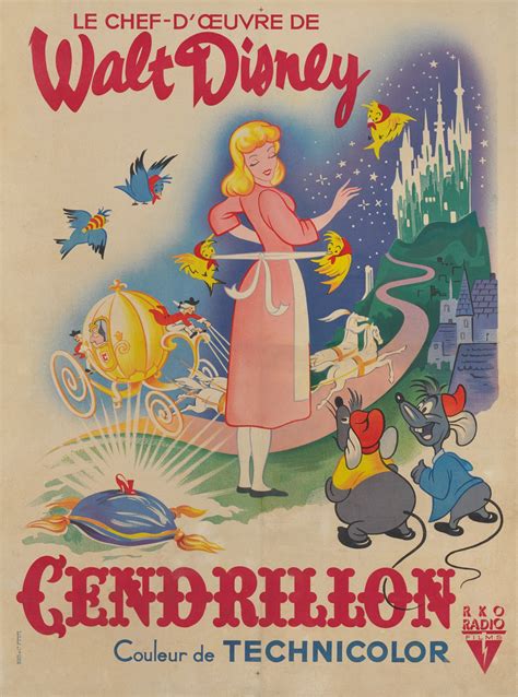 cinderella original vintage walt disney movie poster original vrogue