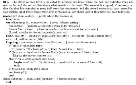 Tex Core What Does Etc Mean In Texs Error Message Tex Latex