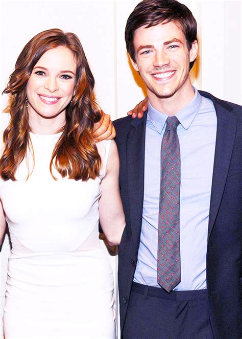 Danielle Panabaker Grant Gustin Cwupfronts Barry And Caitlin