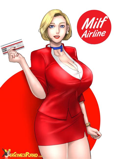 Milf Airline En Espa Ol Sexy Azafata Milftoon Follando Parte Milftoon Comic