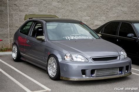 Grey Honda Civic Ek Hatchback 16″ Fully Polished Bbs Rs Bbs Rs Zone