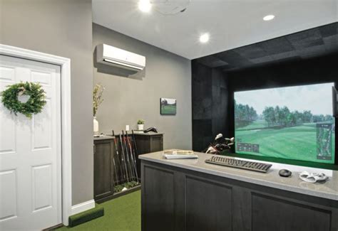 How We Turned A 3 Car Garage Into A Home Golf Simulator Room Garage
