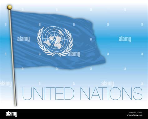 United Nations Flag Stock Vector Images Alamy