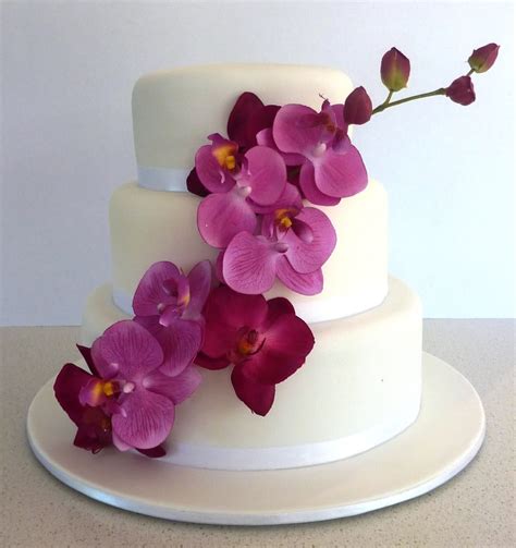 vanilla lily cake design orchid wedding cake orchid cake pink wedding cake