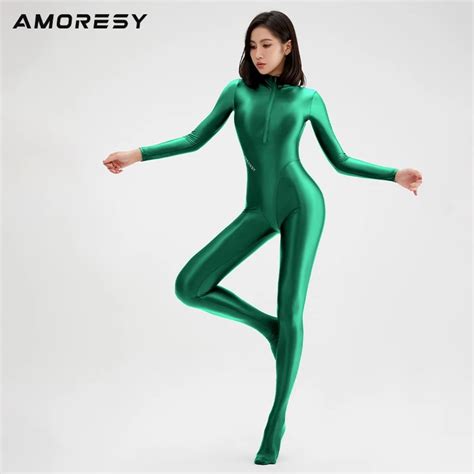 Amoresy New Shiny And Shiny Competitive Diving Suit One Piece Hot