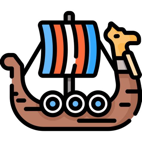 Viking Ship Free Icon