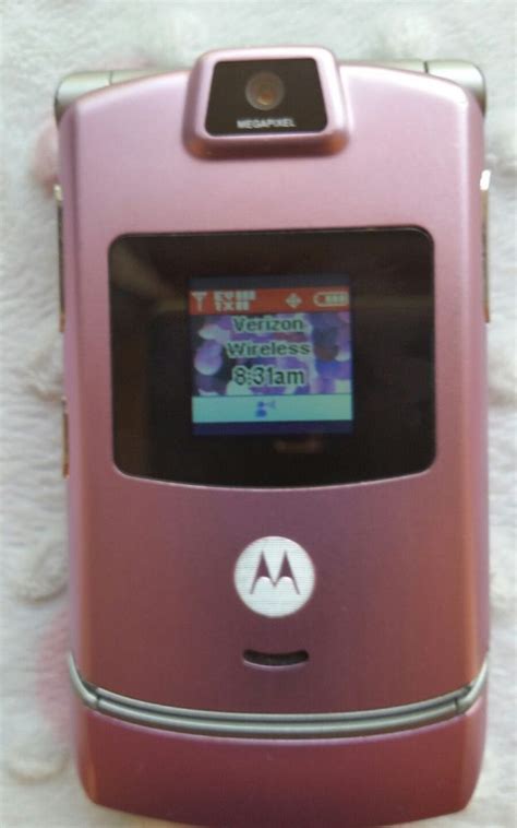 Motorola Razr Pink Flip Phone Sublimate Diary Photo Galery